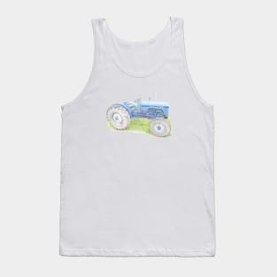 Blue Classic Tractor Tank Top